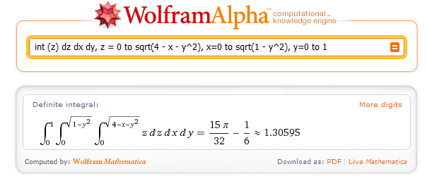 integralMultipleWolframAlpha